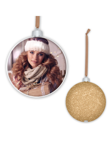 ZEP GIFT SF104A1 8,5X8,5 PHOTO CHRISTMAS CHAMPAGNE CHRISTMAS NATALE