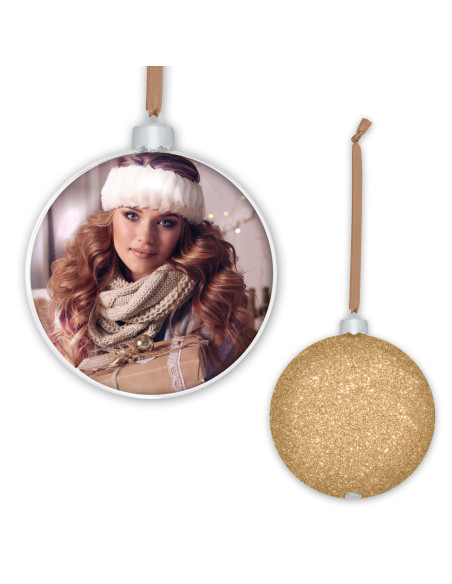 ZEP GIFT SF104A1 8,5X8,5 PHOTO CHRISTMAS CHAMPAGNE CHRISTMAS NATALE