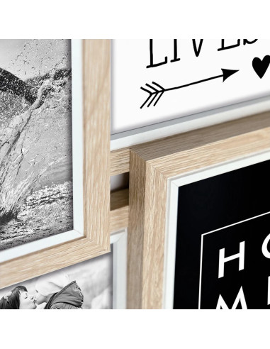 Kimpton Naturale, Bianco Set di cornici per foto