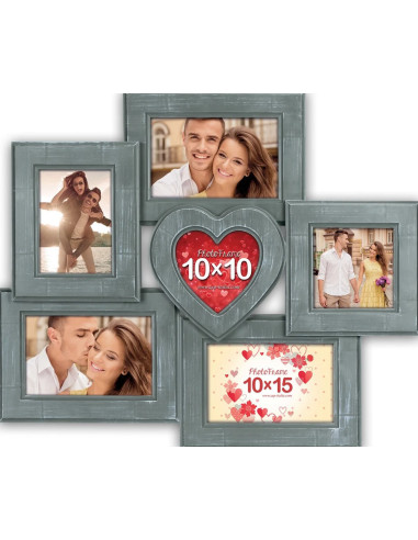 GX82G cornice per quadro Cornice per foto multipla Grigio