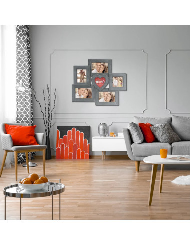 GX82G cornice per quadro Cornice per foto multipla Grigio