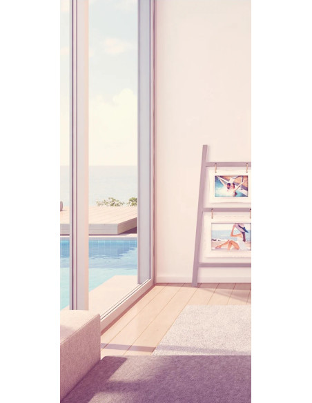 UT792 cornice per quadro Cornice per foto singola Grigio, Bianco