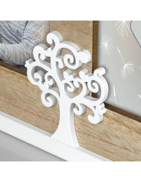 NB672 cornice per quadro Cornice per foto multipla Bianco, Legno