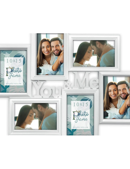 GX466 Cornice per foto multipla Bianco