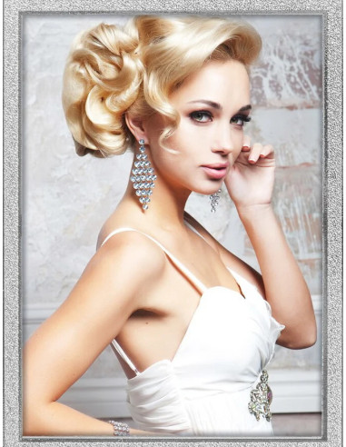 B16953 cornice per quadro Cornice per foto singola Argento