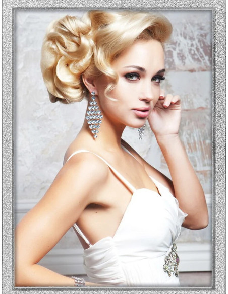 B16953 cornice per quadro Cornice per foto singola Argento