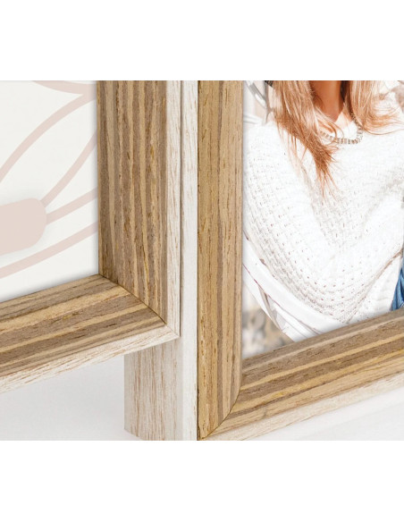 Kriss 4Q Marrone, Bianco, Legno Set di cornici per foto