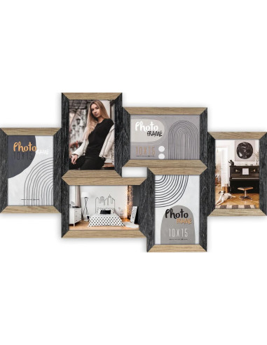 Vercelli Nero, Marrone Set di cornici per foto
