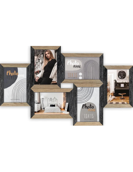 Vercelli Nero, Marrone Set di cornici per foto