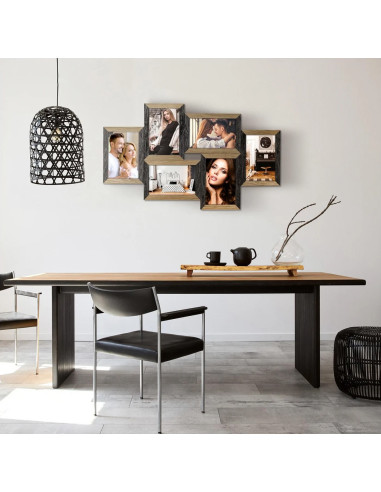 Vercelli Nero, Marrone Set di cornici per foto