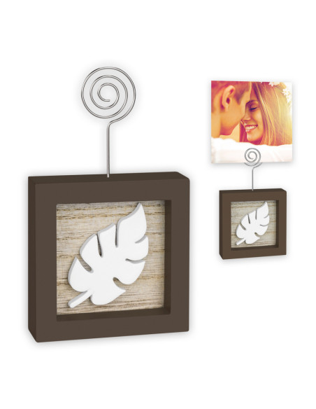 PL823 cornice per quadro Cornice per foto singola Marrone, Bianco, Legno