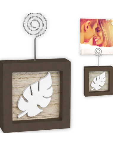 PL823 cornice per quadro Cornice per foto singola Marrone, Bianco, Legno