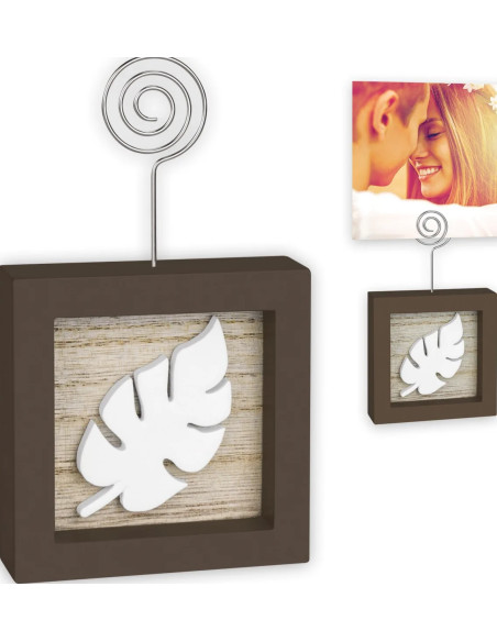 PL823 cornice per quadro Cornice per foto singola Marrone, Bianco, Legno