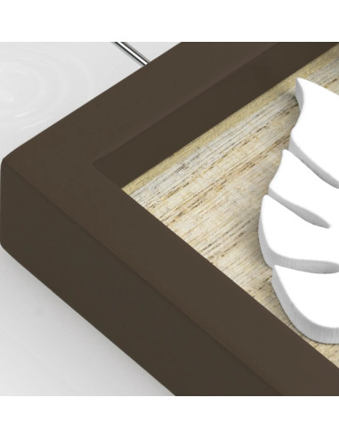 PL823 cornice per quadro Cornice per foto singola Marrone, Bianco, Legno