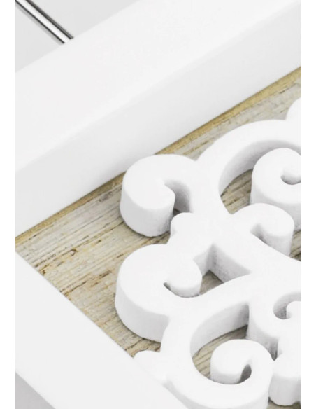 PL979 cornice per quadro Cornice per foto singola Bianco, Legno