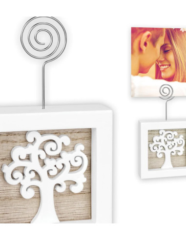 PL979 cornice per quadro Cornice per foto singola Bianco, Legno