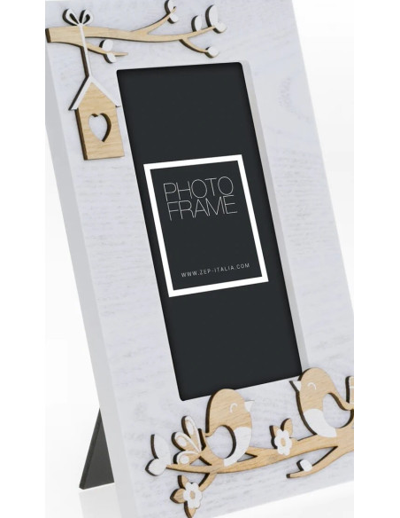 PV7546 cornice per quadro Cornice per foto singola Marrone, Bianco