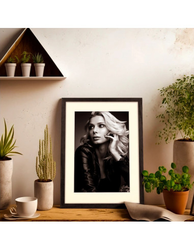 V4534B cornice per quadro Cornice per foto singola Nero