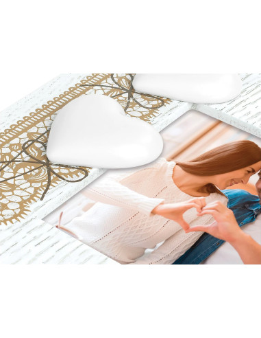 WH9246 cornice per quadro Cornice per foto singola Bianco