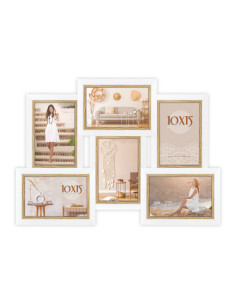Ayas 6Q Set di cornici per foto Bianco