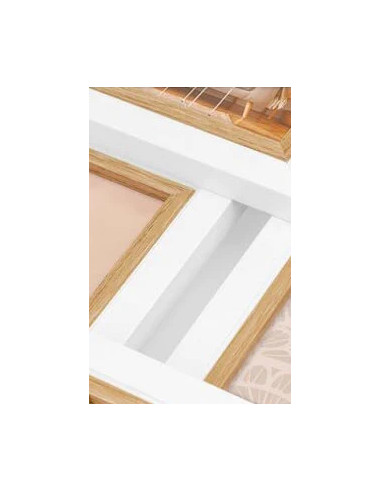 Ayas 6Q Set di cornici per foto Bianco