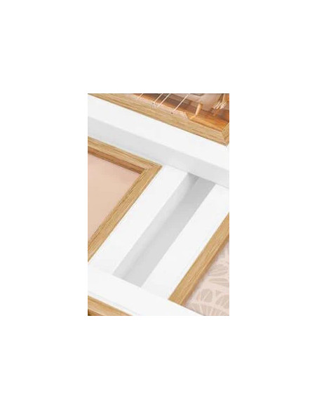 Ayas 6Q Set di cornici per foto Bianco