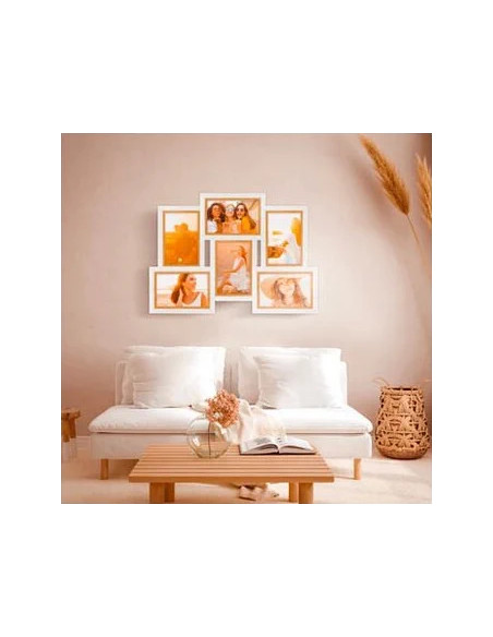 Ayas 6Q Set di cornici per foto Bianco