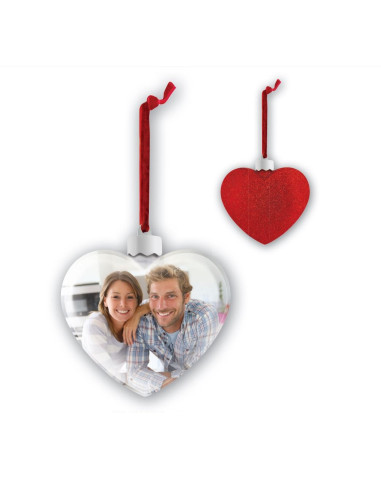 ZEP GIFT SF9HV 10X8,5 LOVELY HEART RED CHRISTMAS NATALE