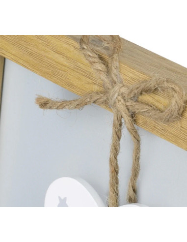 Enea Cornice per foto multipla Grigio, Bianco, Legno