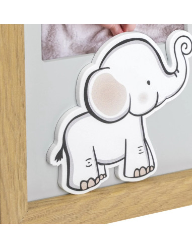 Enea Cornice per foto multipla Grigio, Bianco, Legno