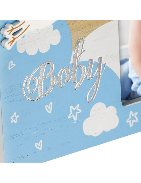 VG422B cornice per quadro Cornice per foto singola Blu, Bianco, Legno