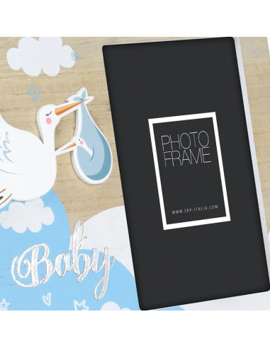 VG422B cornice per quadro Cornice per foto singola Blu, Bianco, Legno