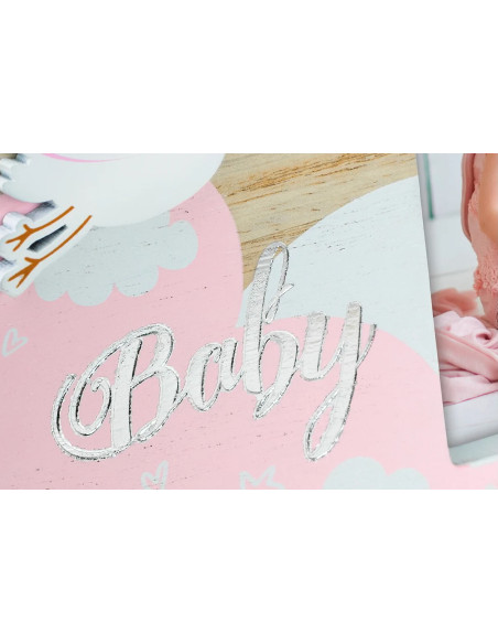 VG423P cornice per quadro Cornice per foto singola Rosa, Bianco, Legno