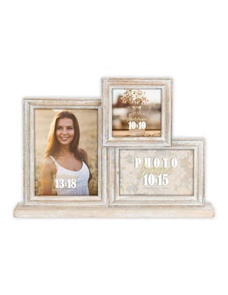 AC647B cornice per quadro Cornice per foto multipla Naturale