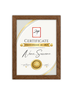 ZEP CORNICE V4721N 21X29,7 CERTIFICATE BROWN