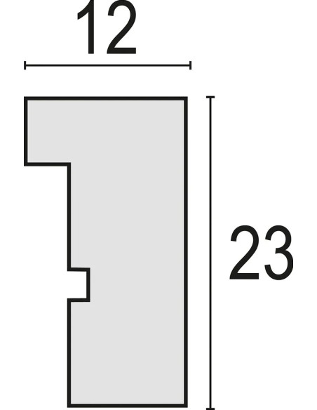 V4557D cornice per quadro Cornice per foto singola Marrone