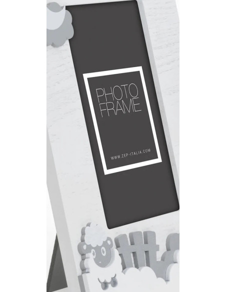 Nuvola Cornice per foto singola Grigio, Bianco