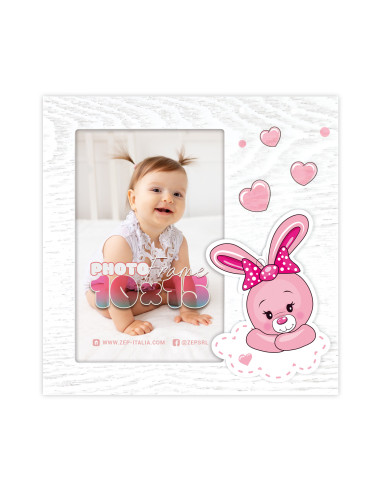 NB883P cornice per quadro Cornice per foto singola Rosa, Bianco