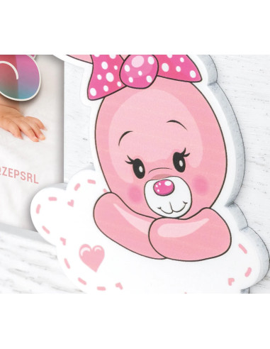 NB883P cornice per quadro Cornice per foto singola Rosa, Bianco