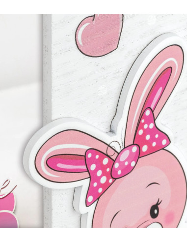 NB883P cornice per quadro Cornice per foto singola Rosa, Bianco