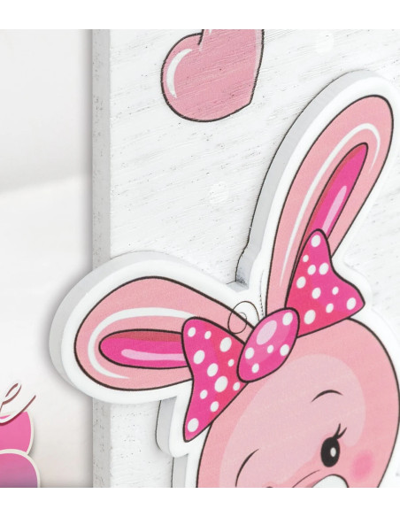 NB883P cornice per quadro Cornice per foto singola Rosa, Bianco