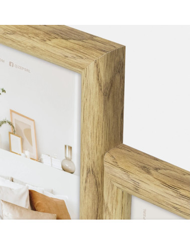 DA455 cornice per quadro Cornice per foto multipla Naturale