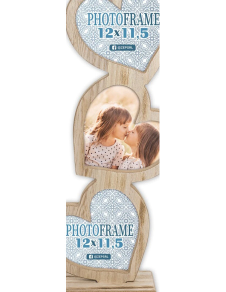 RE333 cornice per quadro Cornice per foto multipla Naturale