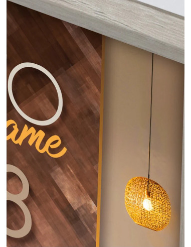 Cornice in legno "Bologna White" 13x18 Cm