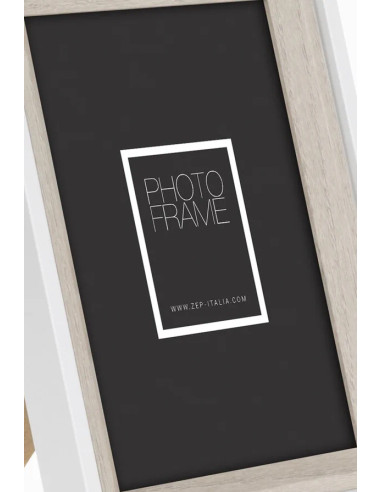 Cornice in legno "Bologna White" 13x18 Cm