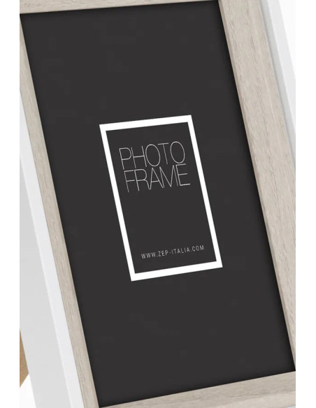Cornice in legno "Bologna White" 13x18 Cm