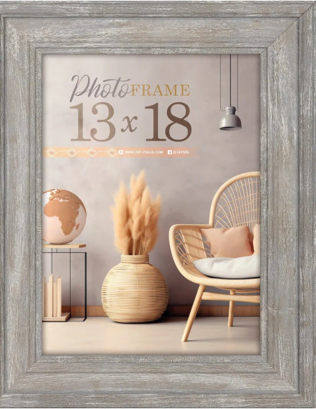 PM868G cornice per quadro Cornice per foto singola Grigio