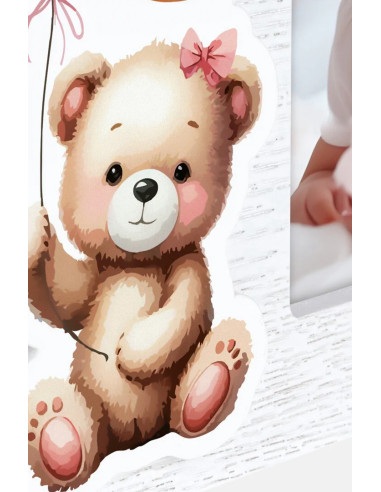 ER746P cornice per quadro Cornice per foto singola Rosa, Bianco