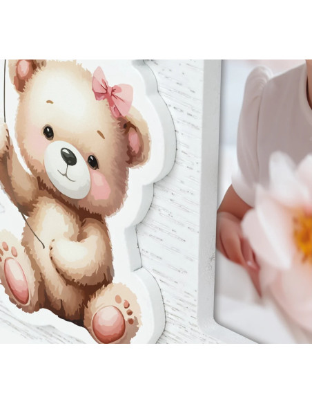 ER746P cornice per quadro Cornice per foto singola Rosa, Bianco