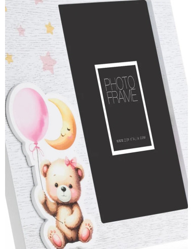 ER746P cornice per quadro Cornice per foto singola Rosa, Bianco